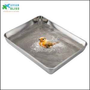 kathson Stainless Steel Bird Bath