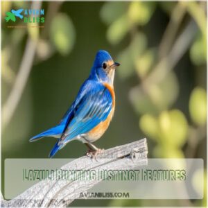 Lazuli Bunting Distinct Features