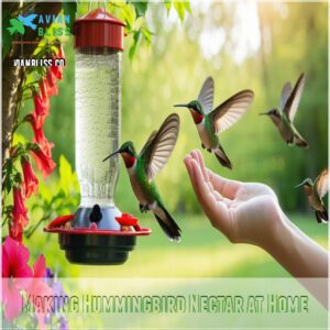 Making Hummingbird Nectar at Home