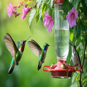 Managing Hummingbird Territories for Peaceful Coexistence