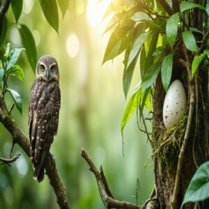 Mating and Reproduction of Great Potoo