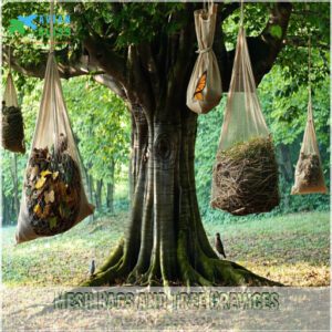 Mesh Bags and Tree Crevices