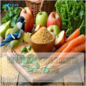 Millet as a Supplement to Fresh Foods