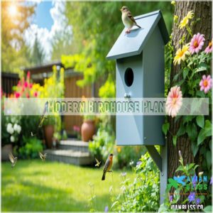 Modern Birdhouse Plan