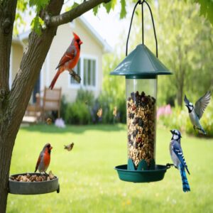 no mess bird food blend clean backyard