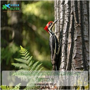 Pileated Woodpecker Characteristics and Behaviors