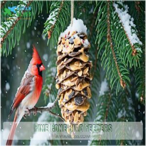 Pine Cone Bird Feeders