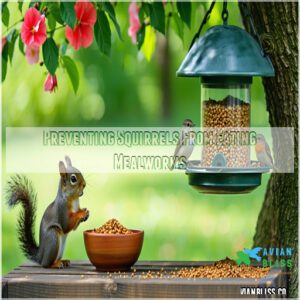 Preventing Squirrels From Eating Mealworms