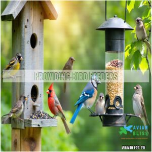 Providing Bird Feeders