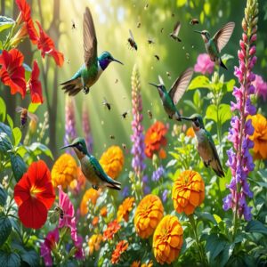 Providing Insects for Hummingbirds