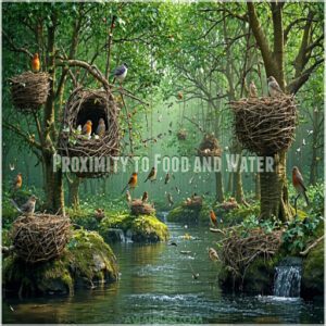 Proximity to Food and Water