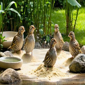 Quail Dust Bath Importance