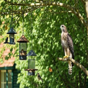 Risks to Backyard Birds From Hawks