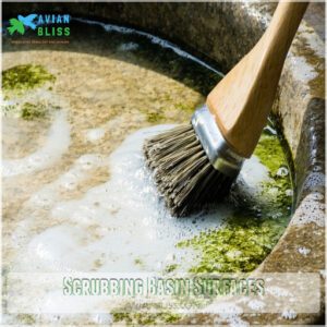 Scrubbing Basin Surfaces