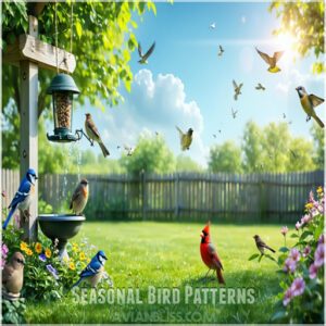 Seasonal Bird Patterns