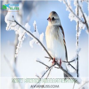 Snow Bunting Characteristics