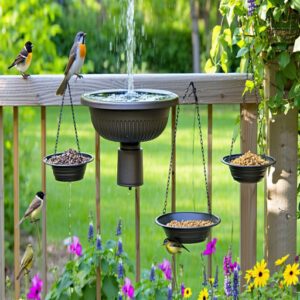 Solar Fountains and Feeders Integration