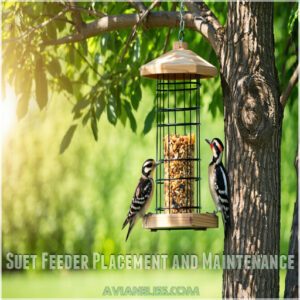 Suet Feeder Placement and Maintenance