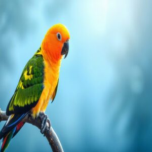 Sun Conure Feather Patterns