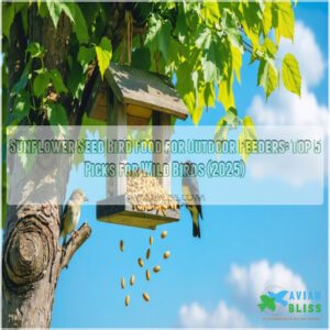 sunflower seed bird food for outdoor feeders