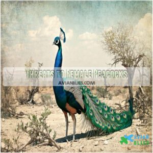 Threats to Female Peacocks