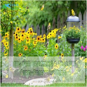 Tips for Creating a Yellow Bird-Friendly Yard