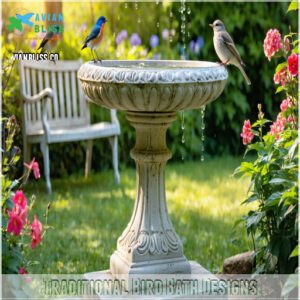 Traditional Bird Bath Designs