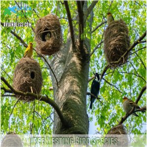 Tree Nesting Bird Species