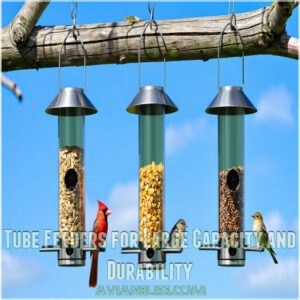 Tube Feeders for Large Capacity and Durability