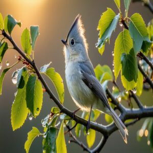 Tufted Titmouse (Eastern U.S. Resident in Deciduous Forests)