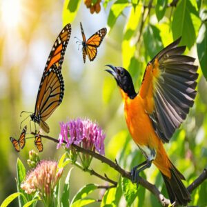 Types of Birds That Eat Butterflies