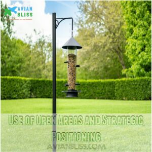 Use of Open Areas and Strategic Positioning