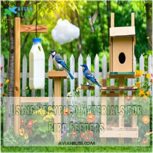 Using Recycled Materials for Bird Feeders