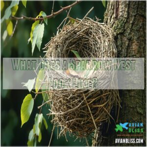 What Does a Sparrow Nest Look Like