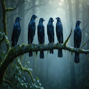 what is a group of crows called