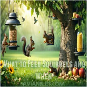 What to Feed Squirrels and When