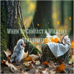 When to Contact a Wildlife Rehabilitator