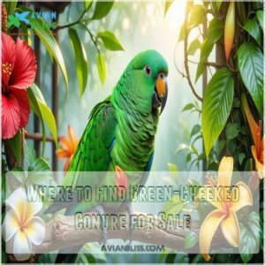 Where to Find Green-Cheeked Conure for Sale