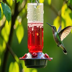 why does my hummingbird feeder get air locked