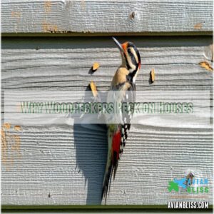 Why Woodpeckers Peck on Houses