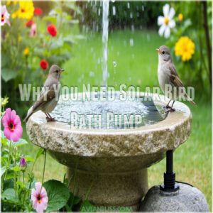 Why You Need Solar Bird Bath Pump