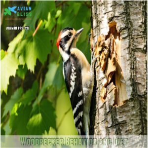 Woodpecker Behavior and Diet