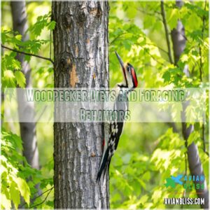 Woodpecker Diets and Foraging Behaviors