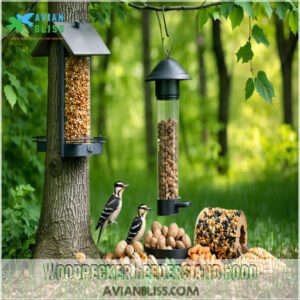 Woodpecker Feeders and Food