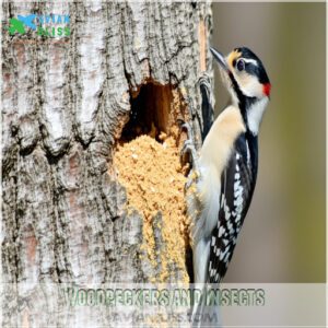 Woodpeckers and Insects