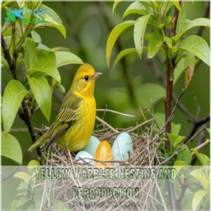 Yellow Warbler Nesting and Reproduction