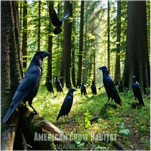 American Crow Habitat