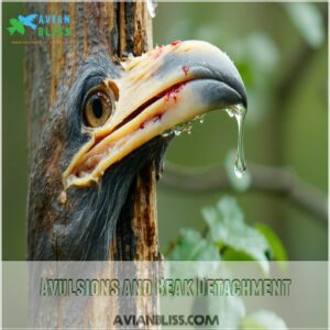 Avulsions and Beak Detachment