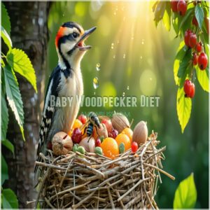 Baby Woodpecker Diet