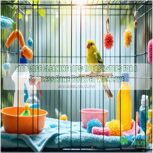 bird cage cleaning tips